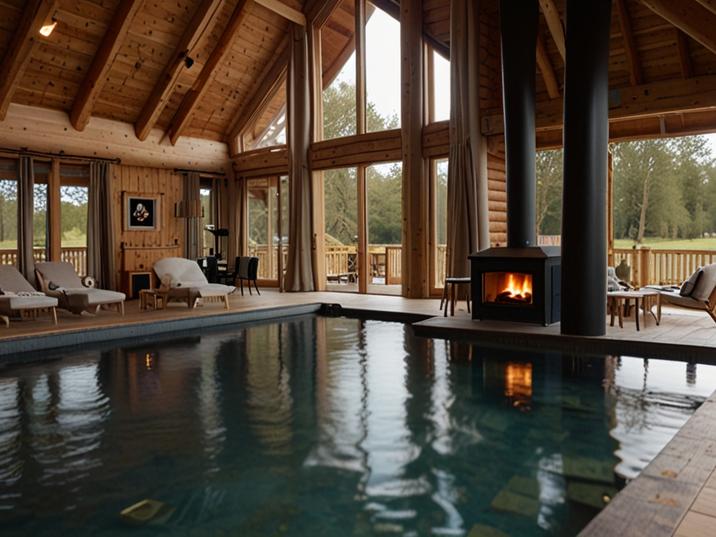 Luksus lodge retreat med spa-faciliteter